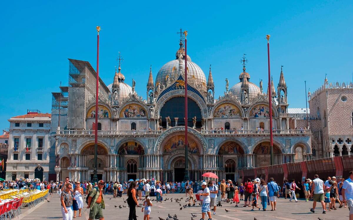 San Marco, Venice Port Aerial View